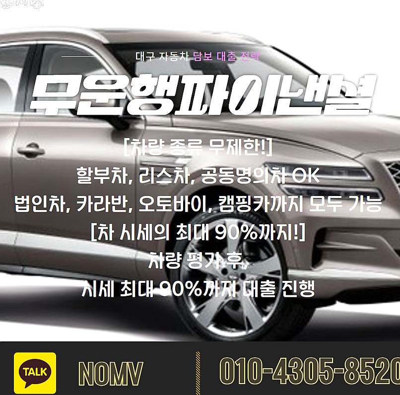 강원속초시자동차입고대출