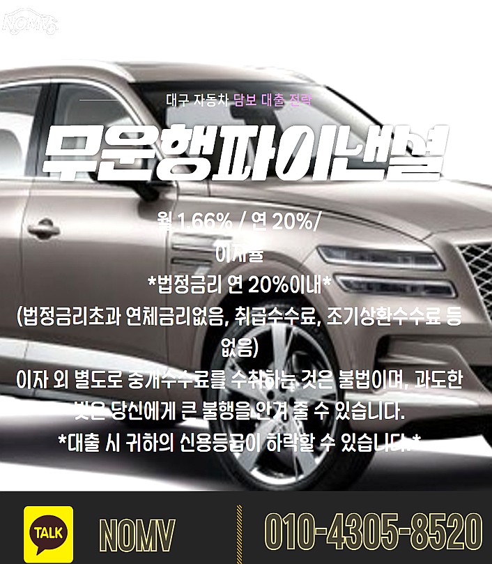 부산강서구자동차입고대출