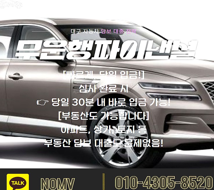 서울마포구자동차입고대출