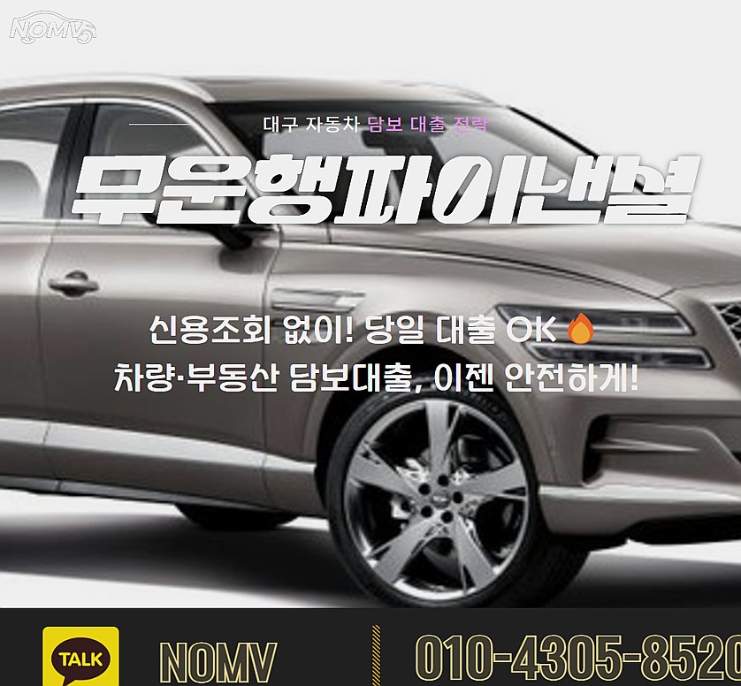 세종자동차담보대출