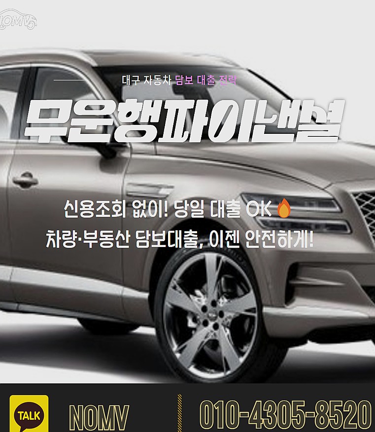 전북순창군자동차입고대출