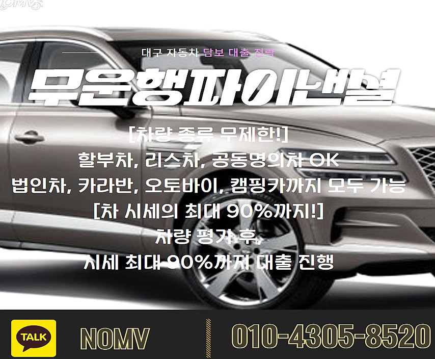 강원고성군자동차입고대출