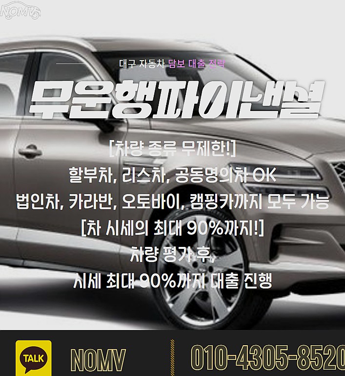 경기광명시자동차입고대출