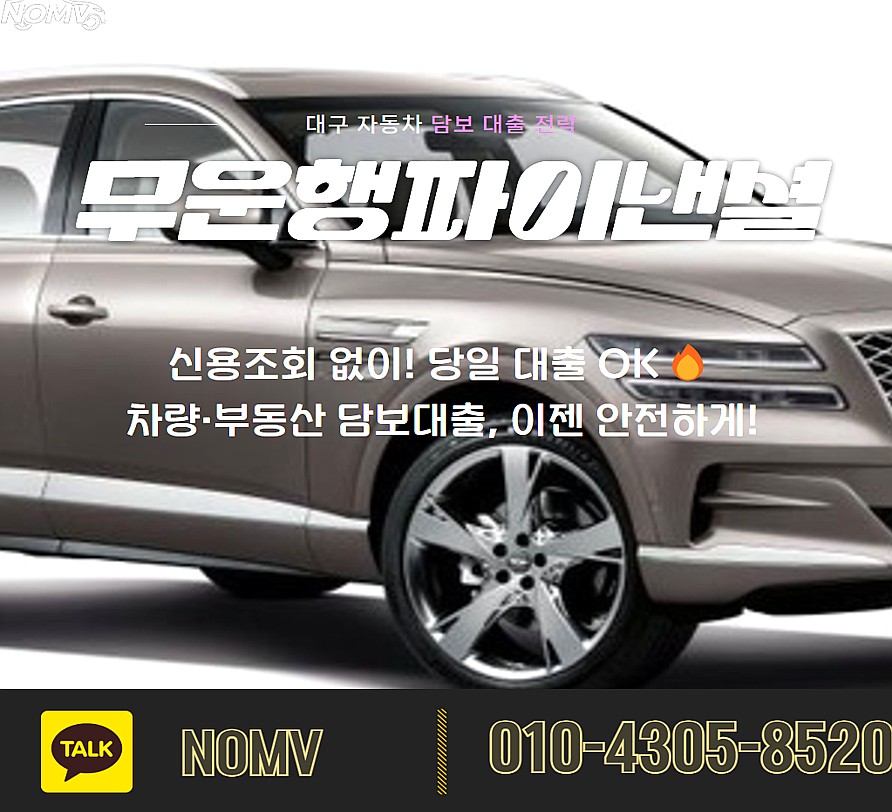 대구남구자동차입고대출