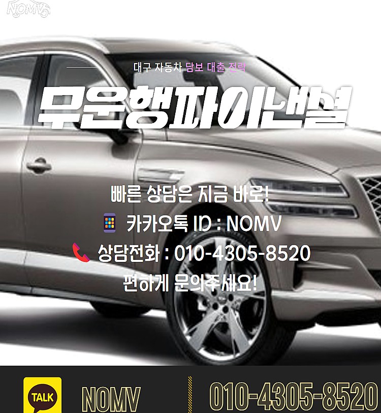 강원태백시자동차입고대출