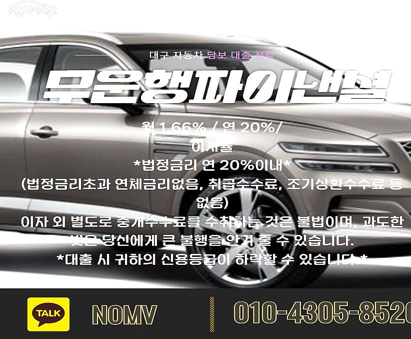 경북성주군자동차입고대출