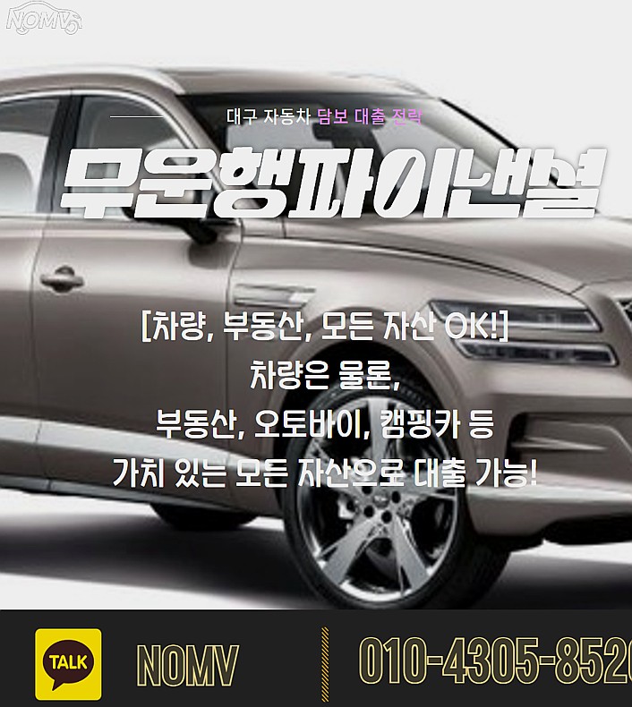 대구달성군자동차입고대출