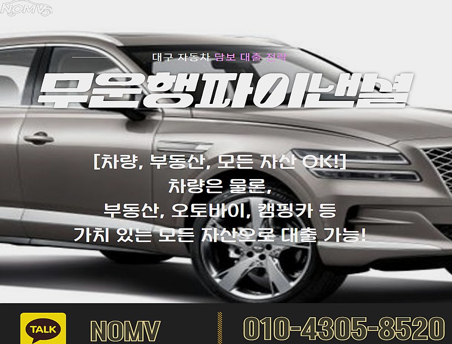 부산수영구자동차입고대출