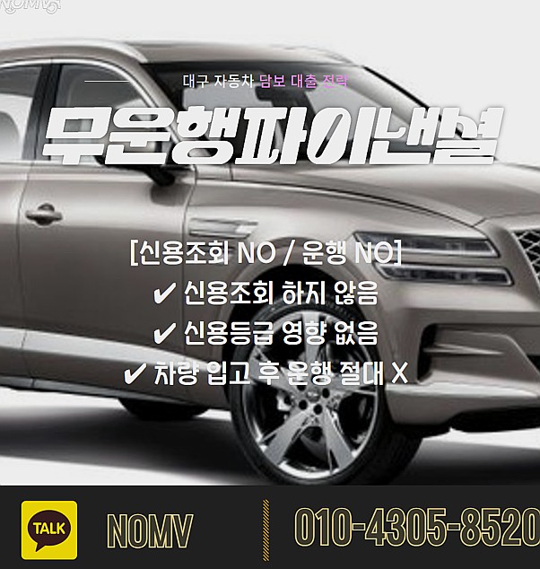 충남금산군자동차입고대출