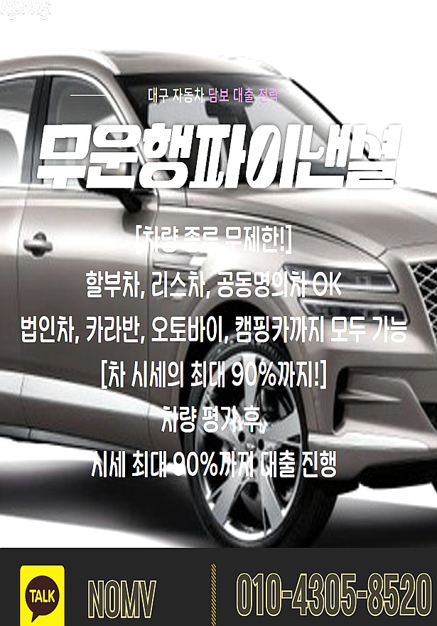 서울자동차입고대출