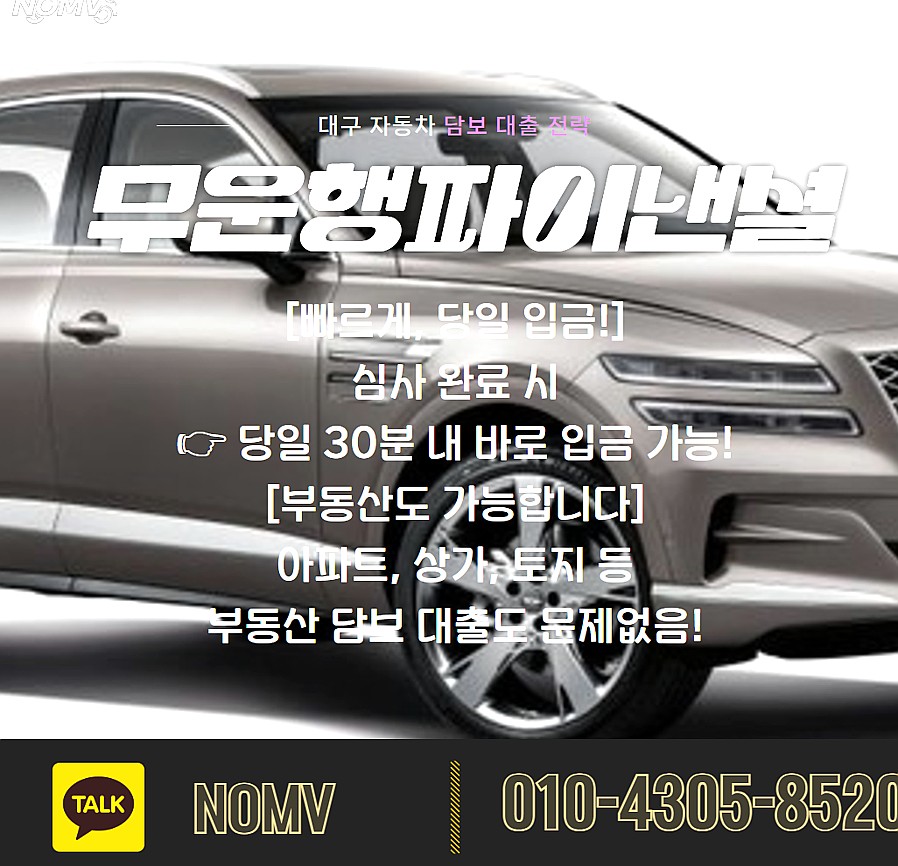 대구중구자동차입고대출